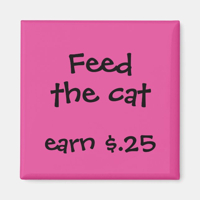 Íman Prêmios Chore para Crianças (Frente)