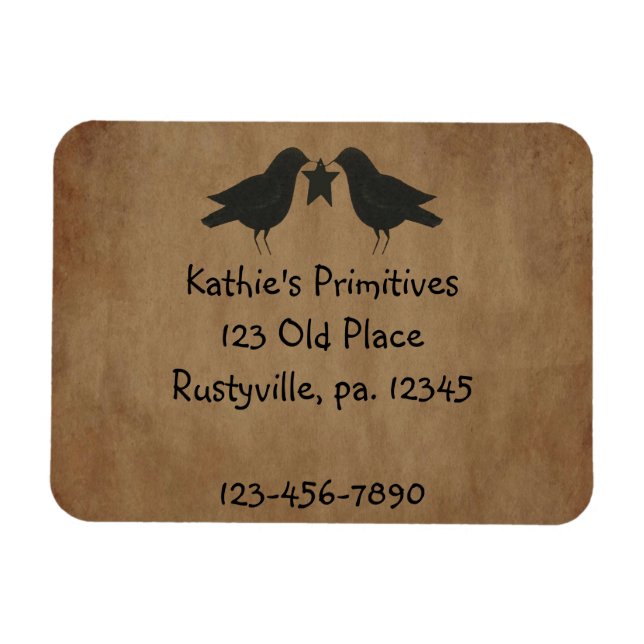 Íman Premium Crows (Horizontal)