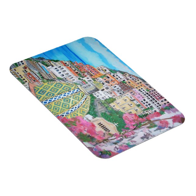 Íman Premium Flexi Magnet - Positano, Itália (Lado Direito)