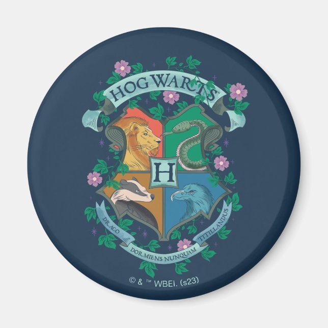 Íman Prender Floral HOGWARTS™ (Frente)