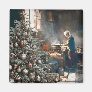 ÍMAN PREPARANDO PARA O JANTAR DE NATAL