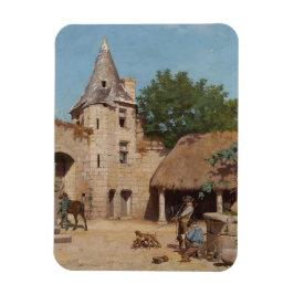 Íman Preparando-se para a Caça Medieval