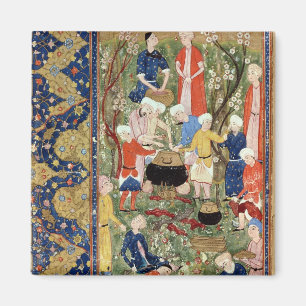 Íman Preparando uma refeição