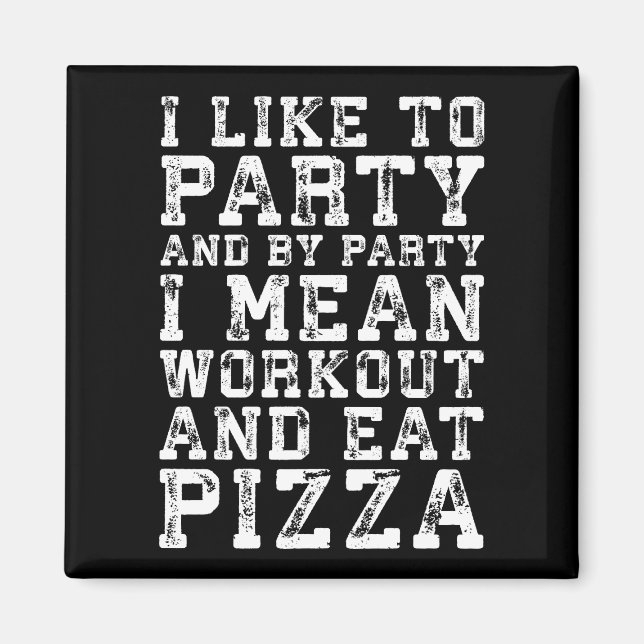 Íman Preparar e Comer Pizza (Eu Gosto De Festa) - Engra (Frente)
