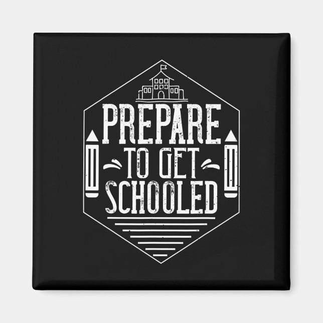 Íman Prepare-se Para Ser Escolado Professor Engraçado e (Frente)
