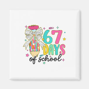Íman Preppy Eu Sobrevivi 67 Dias De Escola Lápis Coquet