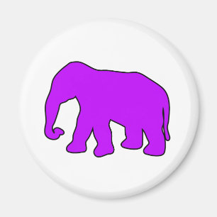 Íman Presas Dumbo do marfim da silhueta do elefante