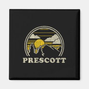 Íman Prescott Arizona Az Camiseta Vintage Caminhada Mon