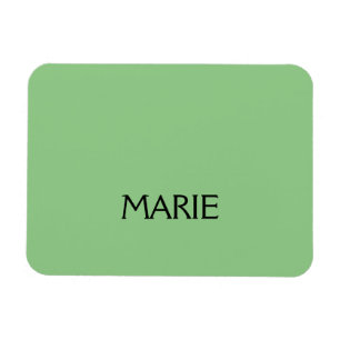 ÍMAN PRESENÇA DE TEXTO SIMPLES MÍNIMO VERDE ADICIONE O