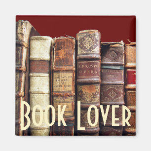 Íman Presente antigo dos tomos do vintage dos livros