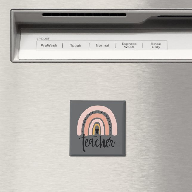 Íman Presente Arco-íris Amor Inspirar Ensinar Professor (In Situ (Dishwasher))