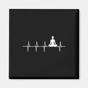 Íman Presente Batimento Cardíaco de Yoga Para Yogis