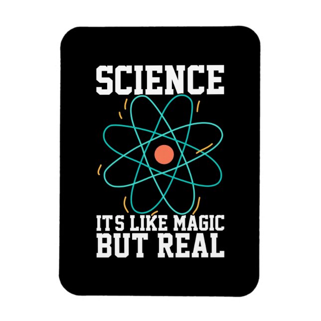 Íman Presente cientista | Ciência É Como Magia (Vertical)