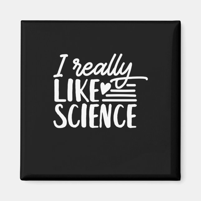 Íman Presente cientista | Eu Gosto Muito De Ciência (Frente)