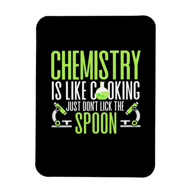 Íman Presente cientista | Química É Como Cozinhar (Vertical)