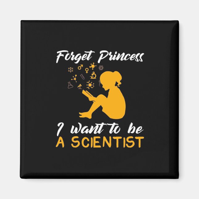 Íman Presente cientista | Sou O Futuro Cientista (Frente)