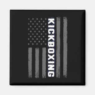 Íman Presente da Bandeira Americana de Kickboxing Usa A