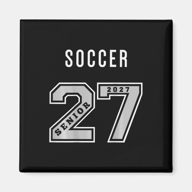 Íman Presente da Equipe de Futebol Senior 2027 (nas cos (Frente)