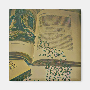 Íman Presente de amante de biblioteca