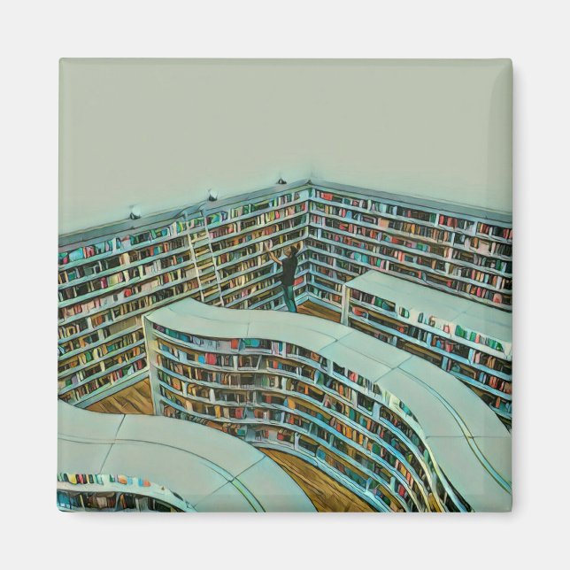 Íman presente de amante de leitura legal (Frente)