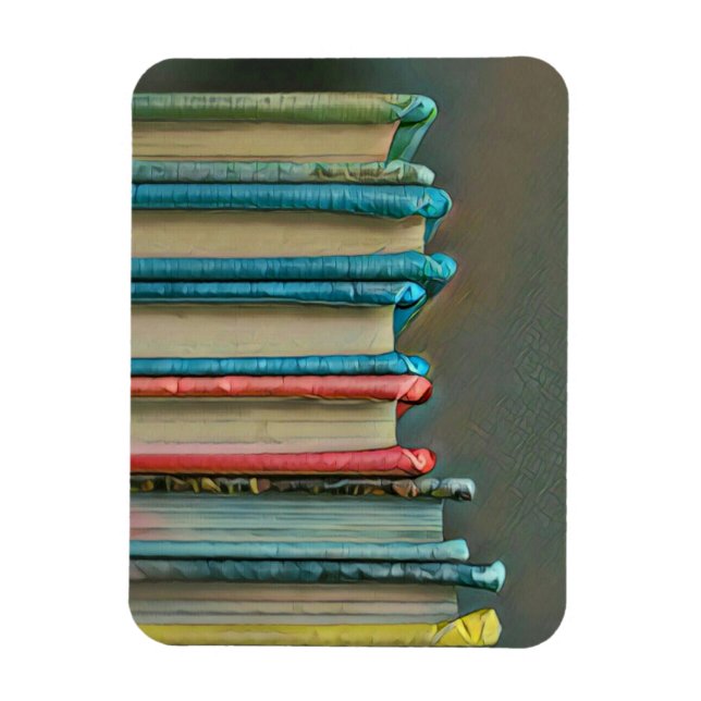 Íman Presente de amante de livros (Vertical)