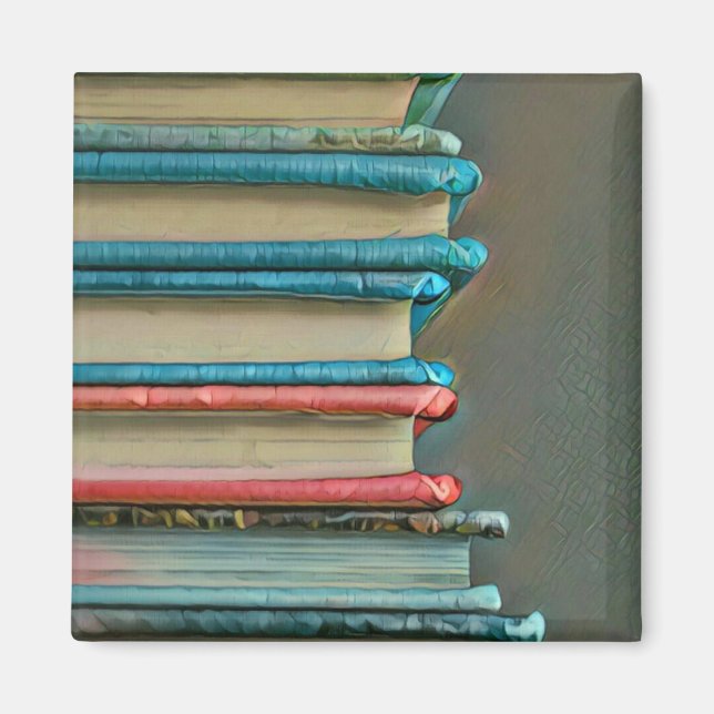 Íman Presente de amante de livros (Frente)