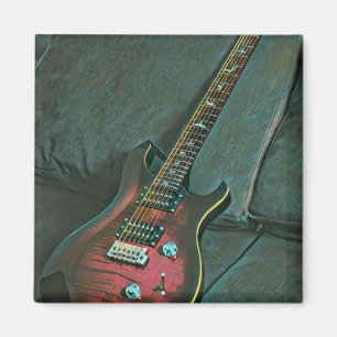 Íman presente de amantes de guitarra de músico