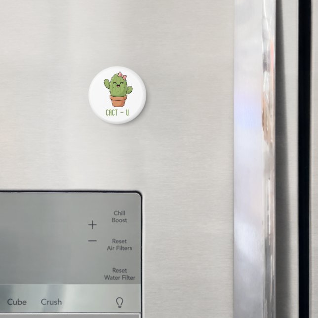Íman Presente de Aniversário de Casal de Cactus Engraça (In Situ (Fridge))