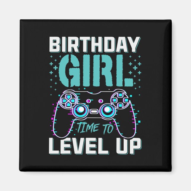 Íman Presente De Aniversário Para A Menina Chegar Ao Ní (Frente)