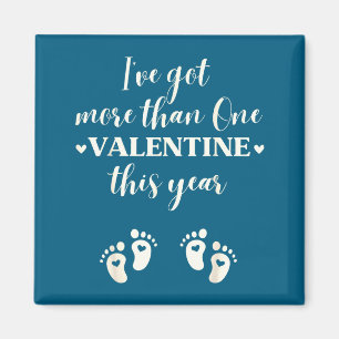 Íman Presente de Anúncio de Gravidez de Gêmeos Para Ami