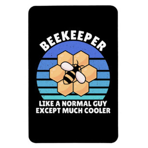 Íman Presente de apicultor   Beekeeper Retro Vintage