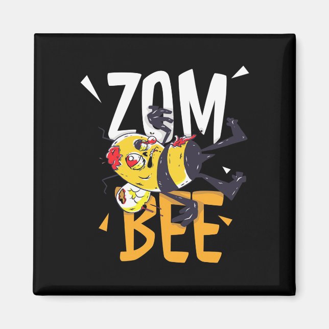 Íman Presente de apicultor | Zom Bee (Frente)