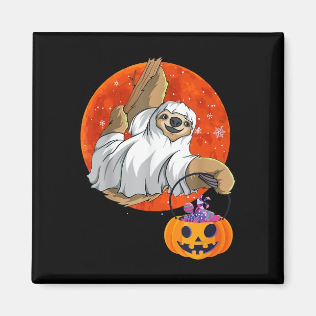Íman Presente de aranha | Boo Halloween Com Abóbora (Frente)