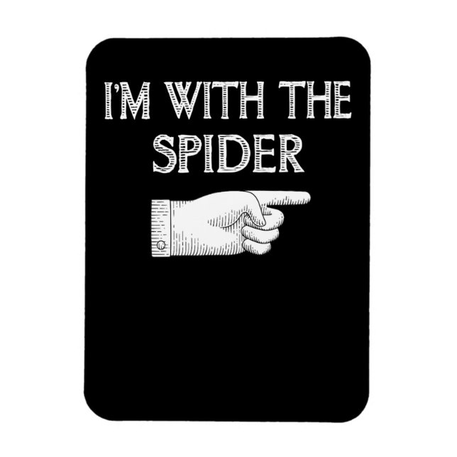 Íman Presente de aranha | Estou com a fantasia de aranh (Vertical)
