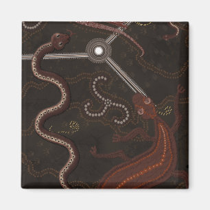 Íman Presente de Arte Original Australiano