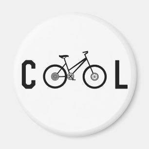 Íman Presente de bicicleta de bicicleta minimalista Leg