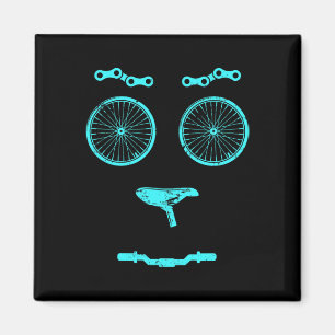 Íman Presente de bicicleta de montanha para ciclista de