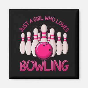 Íman Presente De boliche Para Meninas Jogadoras De Boli