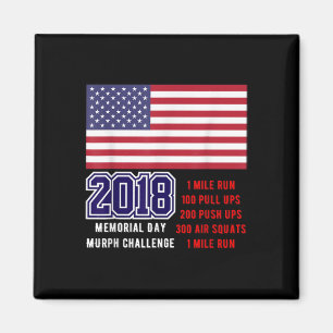 Íman Presente De Camisa Desafio Murph 2018 Para O Dia M