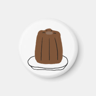 Íman Presente de Canelé Francês Feliz