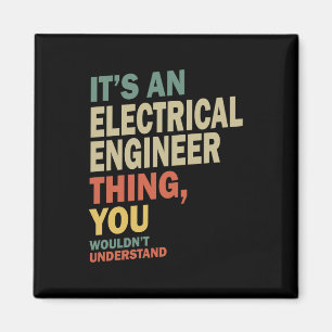 Íman Presente de Cargo de Engenheiro Elétrico