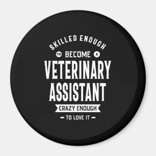 Íman Presente de Cargo do Assistente Veterinário