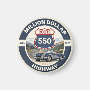 Íman Presente de carro clássico da Million Dollar Highw