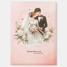 Íman Presente de Casamento Único