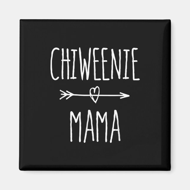 Íman presente de chiweenie mama chihuahua (Frente)