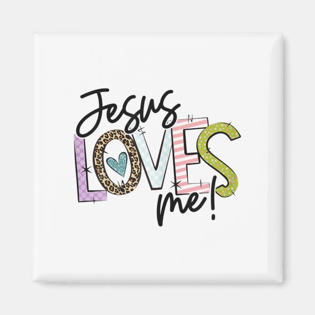 Íman Presente de Citação de Amor Cristão para Novos Cre (Frente)