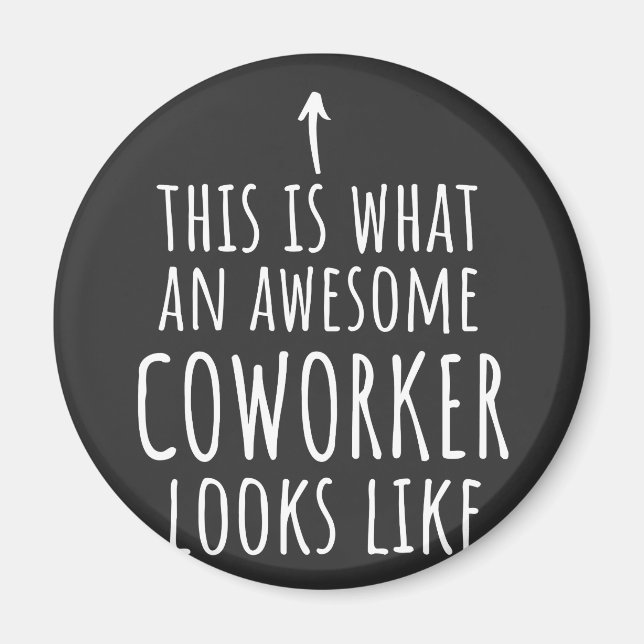 Íman Presente de Colega de Trabalho, Mug de Colega de T (Frente)