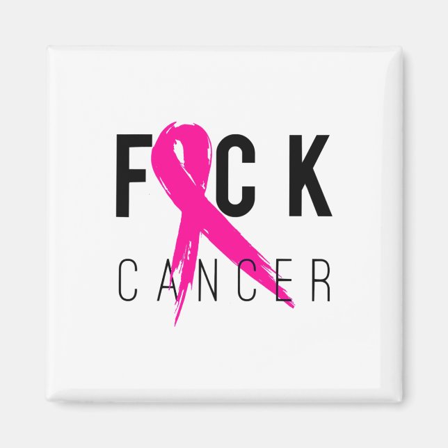 Íman Presente de Consciência do Cancer da Mama Retrostr (Frente)