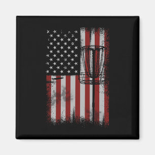 Íman Presente de Disco de Golfe da Bandeira Americana R