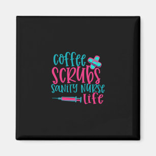 Íman Presente de Enfermeira Café Escrubs Enfermeiros